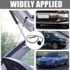 Pack of 2 Car Boot Retaining Strap Parcel Shelf Black