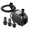 SongLong Submersible Pump 400GPH (1500L 25W) Ultra Quiet with Over