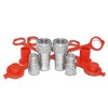 1/4” Ag ISO 5675 Hydraulic Quick Connect Couplers, 3/8" SAE