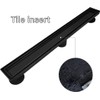 Neodrain 18-Inch Linear Shower Drain,with 2-in-1 Flat & Tile Insert