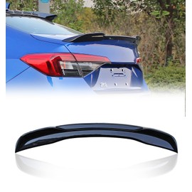 Xprite Rear Spoiler Compatible with 2021-2025 Honda Civic Sport Spoiler 11th Civic Rear Spoiler Wing, JDM Style ABS Material- Glossy Black