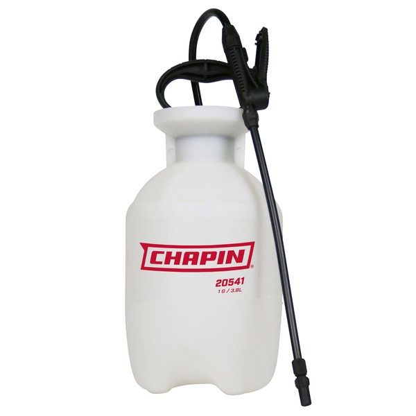 Chapin 20541 Made in the USA 1-gallon Lawn, Garden and Multi-purpose Sprayer with Foaming and Adjustable Nozzles for Spraying Plants, Garden Watering, Lawns, Weeds and Pests , Translucent White