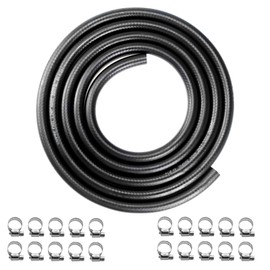 GAMPRO 20FT NBR Fuel Line Hose 5/16 Fuel Hose 300PSI Engine Liner Fuel Injection Compatible (5/16 INCH 20FT)