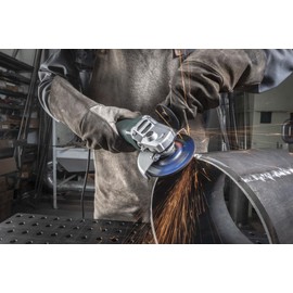 Metabo 4-1/2-Inch / 5-Inch Angle Grinder, 11,500 RPM, 8 Amp, Slide Switch (Locking), W 850-125, 603608420, Green