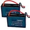 CBB61 4uF Capacitor 450V AC Ceiling Fan Capacitor 2 Wire