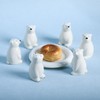 Bicuzat Ceramic Polar Bears Pattern Salt & Pepper Shakers Set,