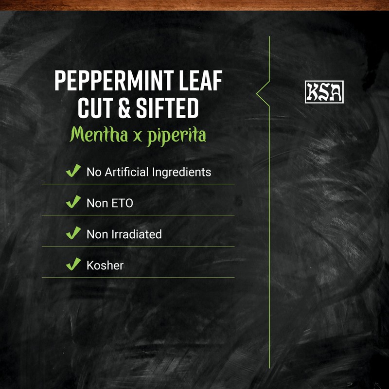 Frontier Co-op Peppermint Leaf, Cut and Sifted Leaves - Kosher