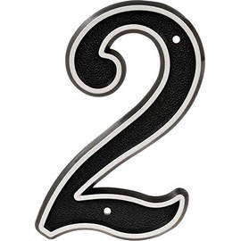Hillman 845894 5.5-Inch Reflective House Number (#2)
