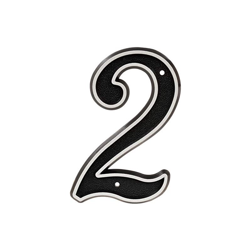 Hillman 845894 5.5-Inch Reflective House Number (#2)