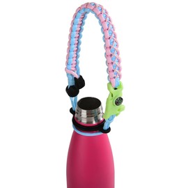 Greant Paracord Handle Compatible with Swell, Water Bottle Carrier for MIRA and Most Cola Shaped Bottle, Narrow Mouth Water Bottle Strap, Fits 12oz, 17oz and 25 oz Bottles