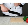 Victhur Honing Steel Kitchen Knife Sharpener Rod 12 Inch Sharpening