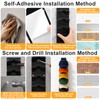 QEEYON 2 Pack Hat Organizer For Baseball Caps, Wall Mounted
