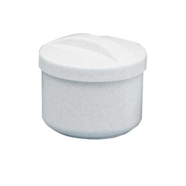1 x Behrend denture box, denture box, dental box, sieve and lid, 8 x 6.5 cm