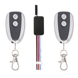 WOODGUILIN Wireless Remote Switch DC 12V Mini Remote Control Switch,1 Channel Radio Control Switch,DC 5v/12v/24v/30v 3A Relay,for Light Strips,Electric Door Locks,Alarm Bells.(Mini 1 Way)