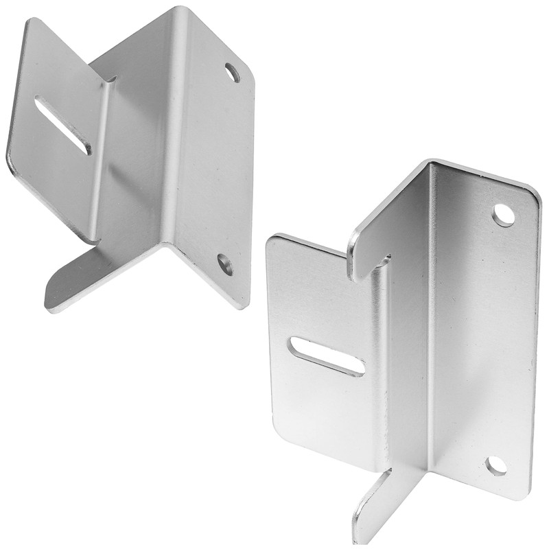 4 Pack Aluminum Solar Panel Z Bracket with Mounting Screws
