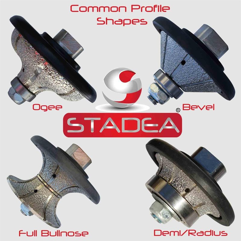 Stadea Diamond Profile Wheel Demi 3/8" for Grinder - B10