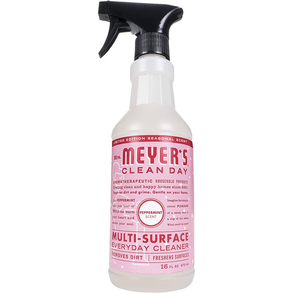 MRS MEYERS Multi-Surface Everyday Cleaner, Peppermint, 16 Ounce