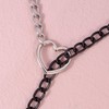 JJDreams Punk Chain Choker O Ring Pendant Necklace Slip Chain