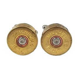 16 Gauge Shotgun Shell Ammo Cufflinks, Lapel Pin, or Tie Bar