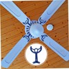 ULTECHNOVO Fan Arm Replacement Support for Ceiling Fan Blades Easy