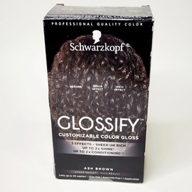 Schwarzkopf Glossify Customizable Color Gloss ASH BROWN