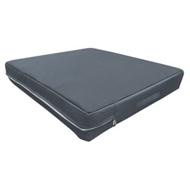 ANANMEI Dog Bed Cover for 44" L 32" W 4" H - 600D Oxford Waterproof with Zipper and Carry Handle - Washable, Cover Only (Gray)