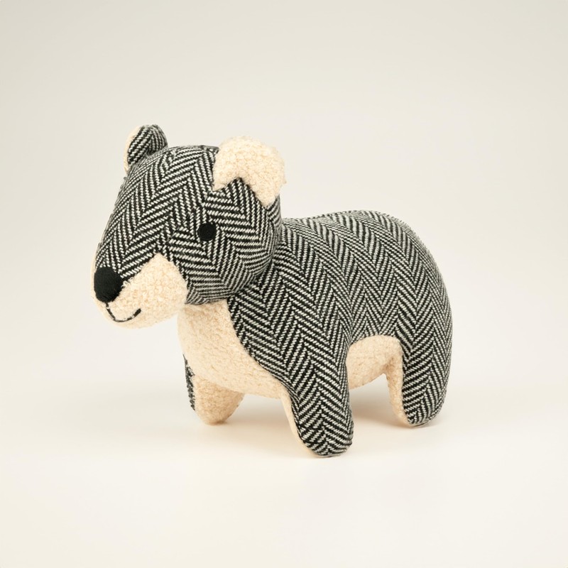 Harry Barker Herringbone Bear Toy