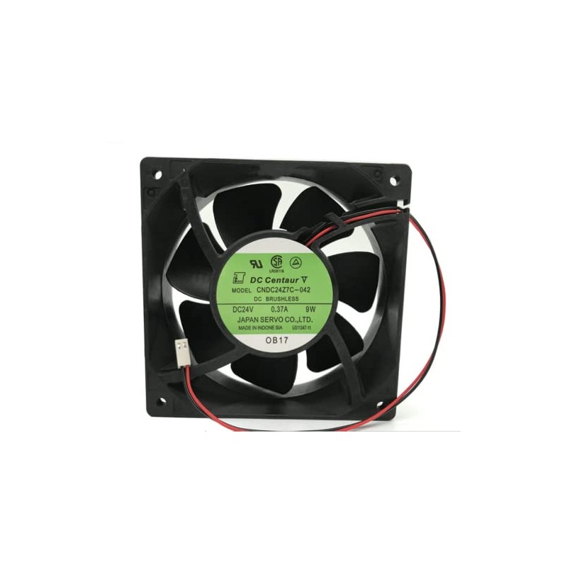 for CNDC24Z7C-042 Fan 24V 0.37A 9W 2-wire/2-pin 12CM Cooling Fan