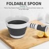 Hopbucan 2 Pack Foldable Water Ladle, Collapsible Water Scoop Dipper,