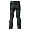 Vance Leather Men's Black Premium Leather Motorcycle Overpants with Side
