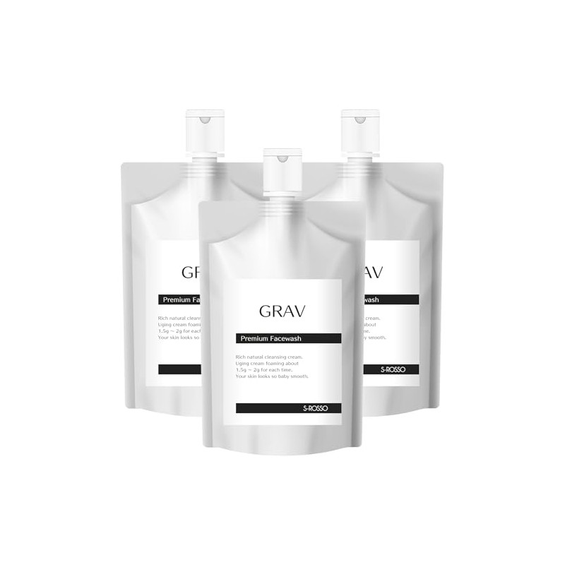 Grav facewash 3-Piece Glove Face Wash Set