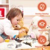 Deekin 20 Pcs Figure Mini Miniatures Figurines Mini Realistic Decor