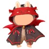 17cm Clothes Set(NO Doll), Black and Red Cloak and Hat
