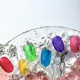 ˡᴬᴺᵀᶤˡ [One Color] Summer Syrup Handmade Nail Tip - Short Square / ˡᴬᴺᵀᶤˡ [원컬러] 여름 시럽 수제네일 팁 - 숏스퀘어XS