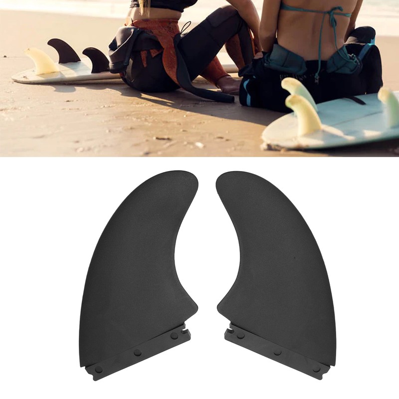 1 Pair of Paddle Board Fins Replacement Windsurfing PVC Surfboard