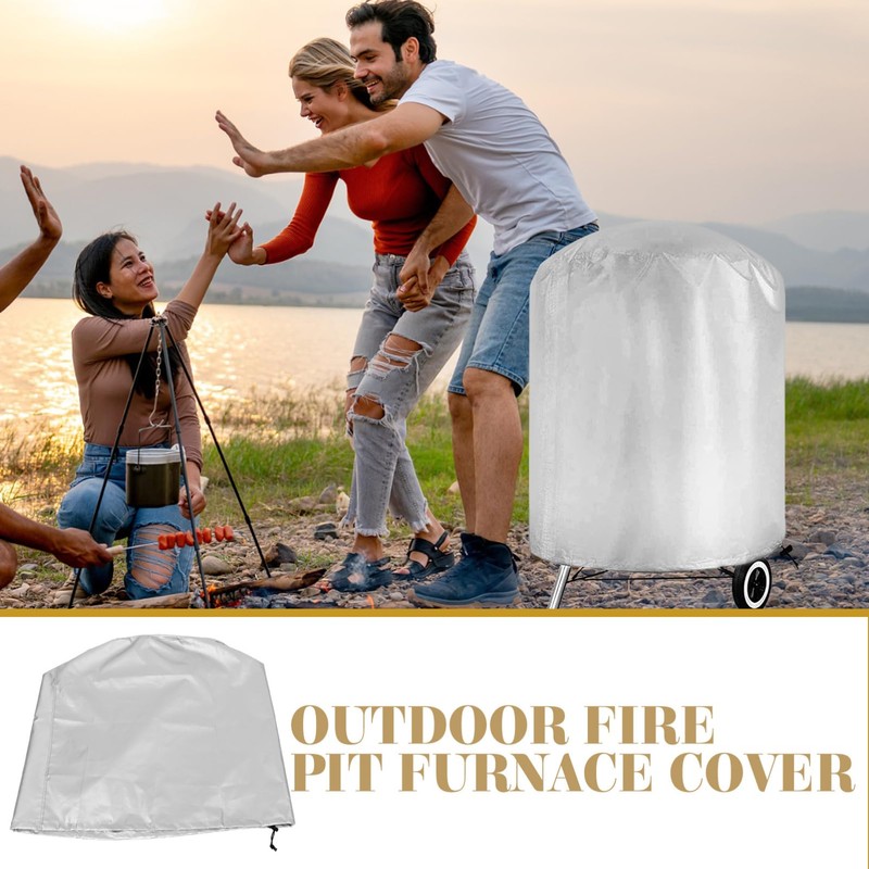 ORFOFE Gas Grill Covers Outdoor BBQ Accessories Kit Weatherproof Small