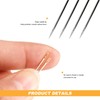 Self Threading Needles, 48Pcs Easy Thread Needles Hand Sewing 3