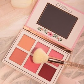 Beauty Creations - Paleta de Rubores Floral Bloom 6 Colores - Blush en Polvo con Tonos Naturales