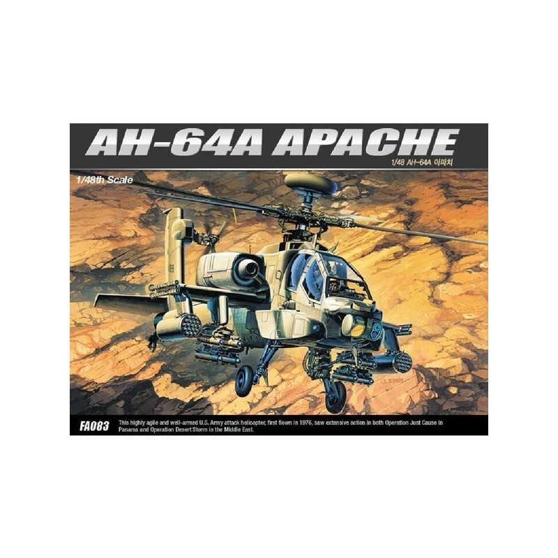 1/48 Plastic Model AH-64A Apache Attack Helicopter / 프라모델 148