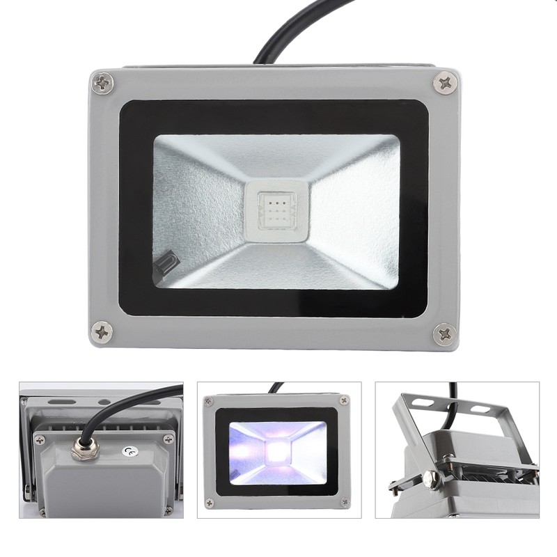 10W RGB LED Colorful Flood Light Spotlight Outdoor with Remote Control