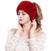 yUhe2018Cw Yu He Rabbit Fur Headband - Winter Knit Neck