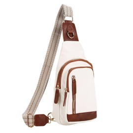 YUSSUNSNY PU Leather Sling Bag for Women Crossboday Bags Small Fanny Pack