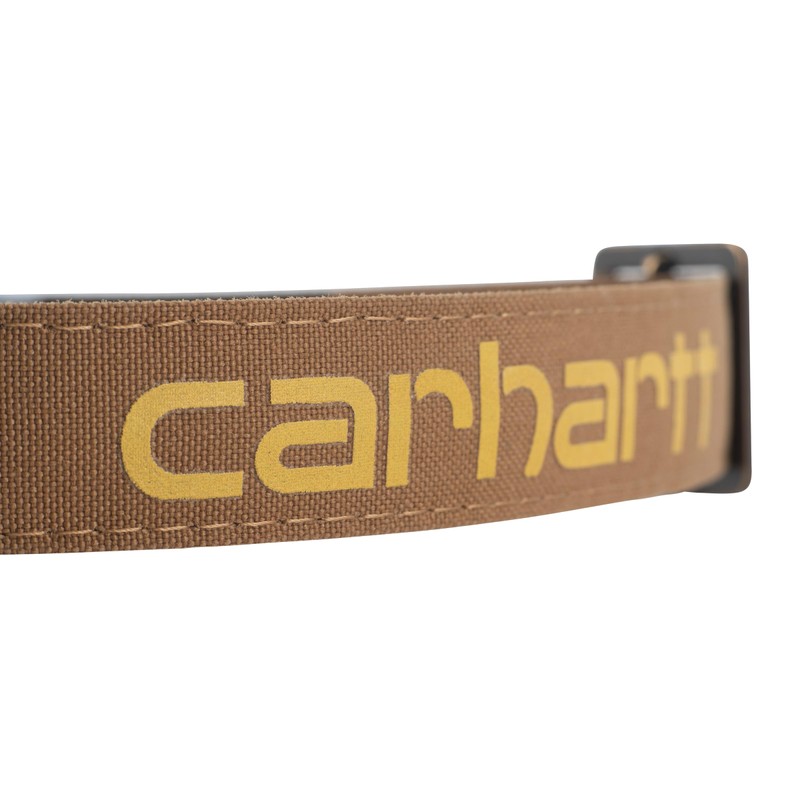 Carhartt Nylon Duck Dog Collar, Fully Adjustable Durable 2-Ply Cordura