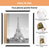 upsimples 24x36 Poster Frame Black 3 Pack, Scratch-Proof Picture Frames