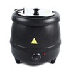 10L Stainless Steel Soup Pot with Adjustable Temperature, 400W Kitchen
