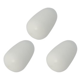 Fake Eggs, 3 Pieces, Approx. 0.8 x 0.5 inches (20 x 13 mm), Small Birds, Parakeets, Pigeons, Bundoves, Swap Eggs