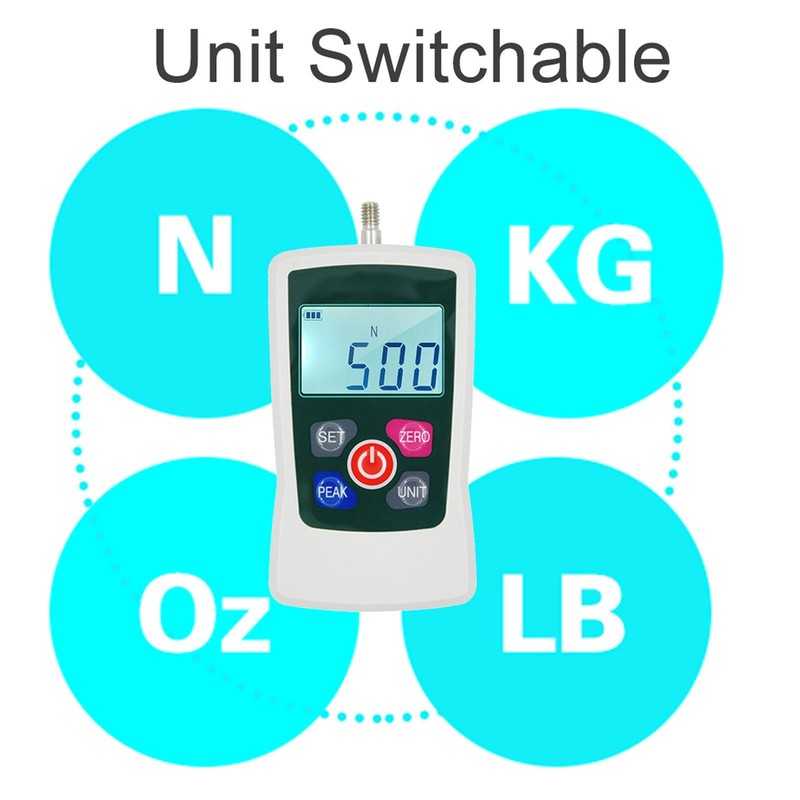 Digital Force Gauges, 50N Push Pull Gauges Portable Force Meter