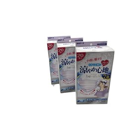 Hakugen Earth Be-style Bee Style Pleated Type Ice Lavender Set of 20 Pieces