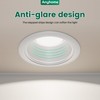 Anyhome 6 Inch Can Light Cover,12 Pack White Can Light