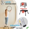 Double Elite 3 Levels Adjustable Folding Step Stools for Adults,